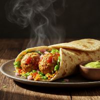 Aaloo Tikki Wrap