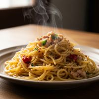 Aglio E Olio Spaghetti