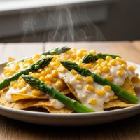 Alfredo Corn Nachos