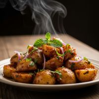 Aloo Pudina Chaat