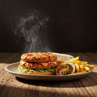 Aloo Tikki Burger Combo