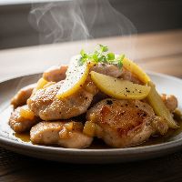 Apple Chicken Dry
