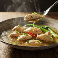 Asian Chicken Clear Soup