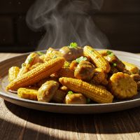 Babycorn Mushroom Kadai