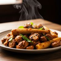 Baby Corn Mushroom Masala