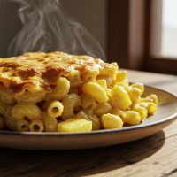 Baked Mecroni With Pineapple