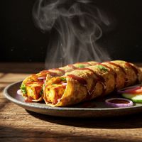 BBQ Paneer Roll