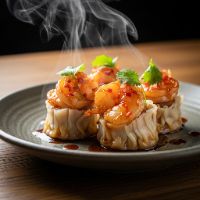 BBQ Prawns Dimsum