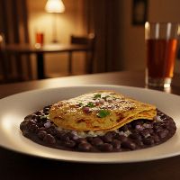 Black Beans Encholadas