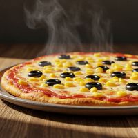 Blackolives & Golden Corn Pizza (Double Topping)