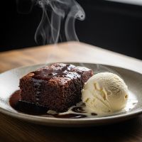 Brownie With Ice-cream