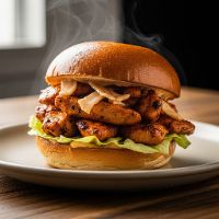 Bun Chicken Shawarma