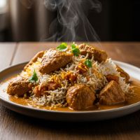 Butter Chicken Biryani