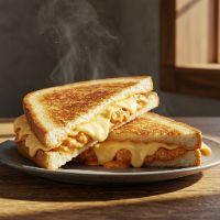 Butter Chicken Cheese Grilled Sandwich (3 Slice)