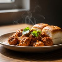 Butter Chicken with Pav