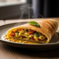 Butter Onion Rava Masala Dosa