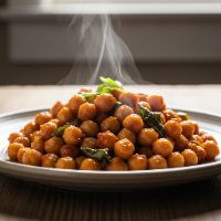 Chana Garlic Fry