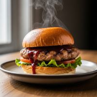 Charcoal BBQ Chicken Burger