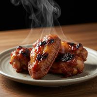 Charcoal BBQ Chicken Wings (5PCS)