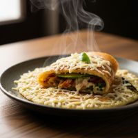 Cheese Rava Sada Dosa