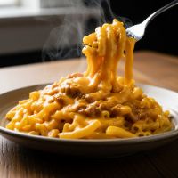 Cheese Sauce Pasta