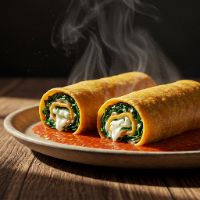 Cheese Spinach Roll