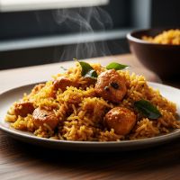 Chettinad Chicken Pulao