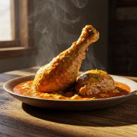 Chicken Afghani Leg (Bone) (New) (Full)