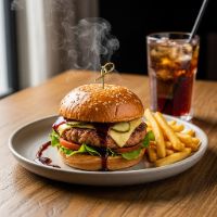 Chicken Burger Meal (1 Person)