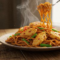 Chicken Burnt Garlic Noodles