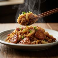 Chi. Burnt Garlic Rice