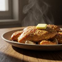Chicken Butter Pepper Garlic Dry