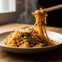 Chicken Butter Smoked Hakka Noodle