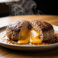 Chicken Cheese Burst Burger