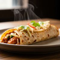 Chicken Cheese Schezwan Roll