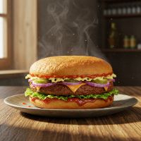 Chicken Cheesy Snacker Burger (Regular)