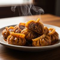 Chicken Chipotle Momo's (8 Pcs.)