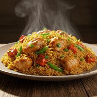 Chicken Comb. Manch. Fried Rice (Half)