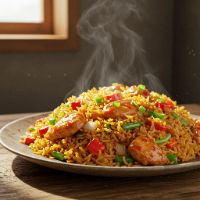 Chicken Comb. Schezwan Fried Rice (Half)