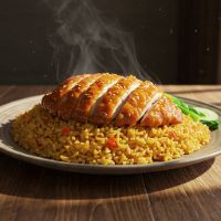 Chicken Comb. Singapore F. Rice (Half)