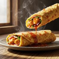 Chicken Crispy Schezwan Shawarma (Small)