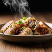 Chicken Deep Fry Momo's (8 Pcs.)