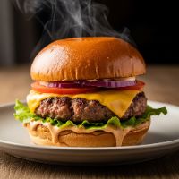 Chicken Double Cheese Burger