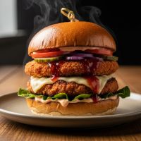 Chicken Double Threat Burger