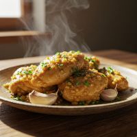 Chicken Garlic Dry Half