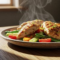 Chicken Grilled Vegetable Soured