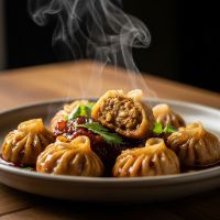 Chicken Handi Momo's (8 Pcs.)