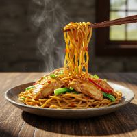 Chicken Hong Kong Noodles