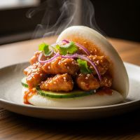 Chicken Hot Garlic Bao
