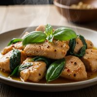 Chicken in Basil Sauce